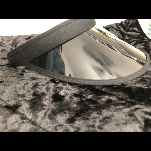 ▪️◼️▪️ Transparent Vinyl Visor Cap // Black▪️◼️▪️ - Picture 5 of 7